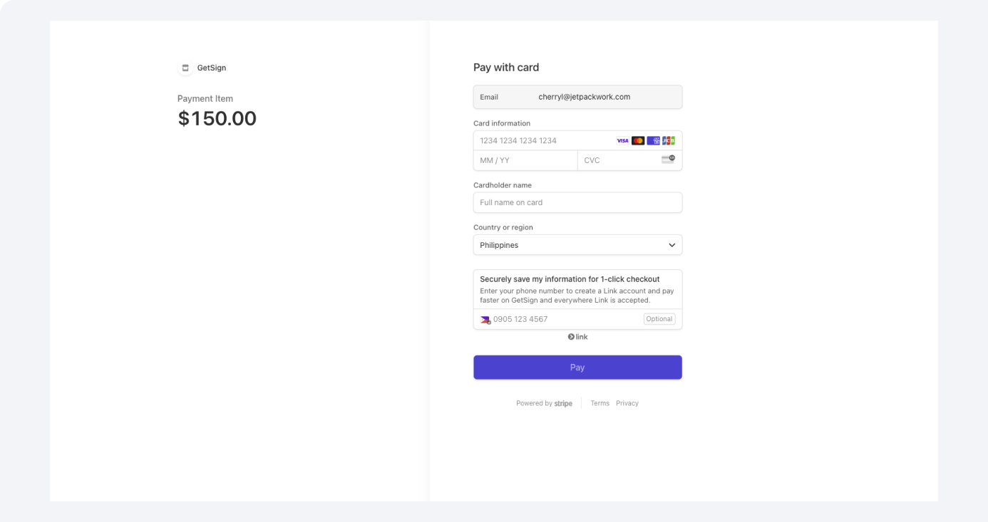 3. Add the “Payment Item” Board Field : Collect payment with stripe on monday.com using GetSign