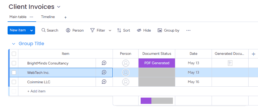 document generation