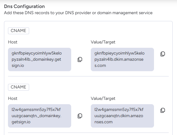 dns settings