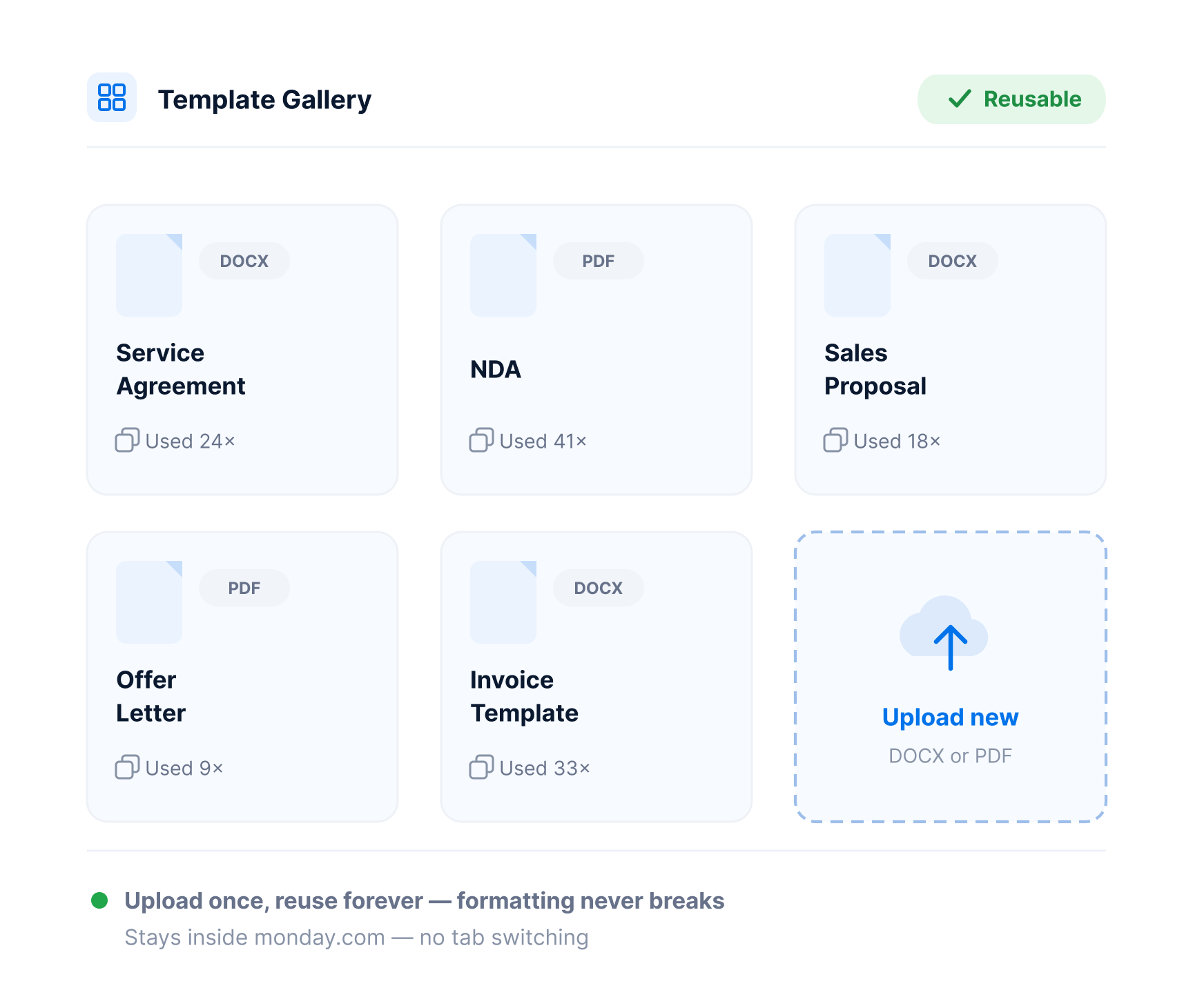 Customize your document before sending