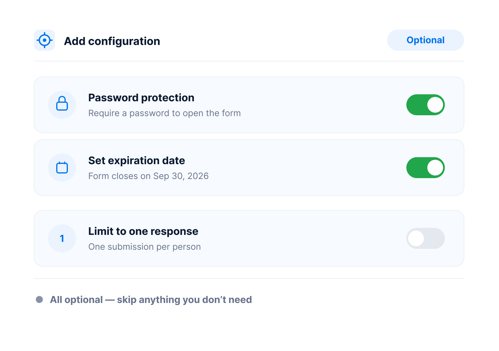 Add configuration (Optional)